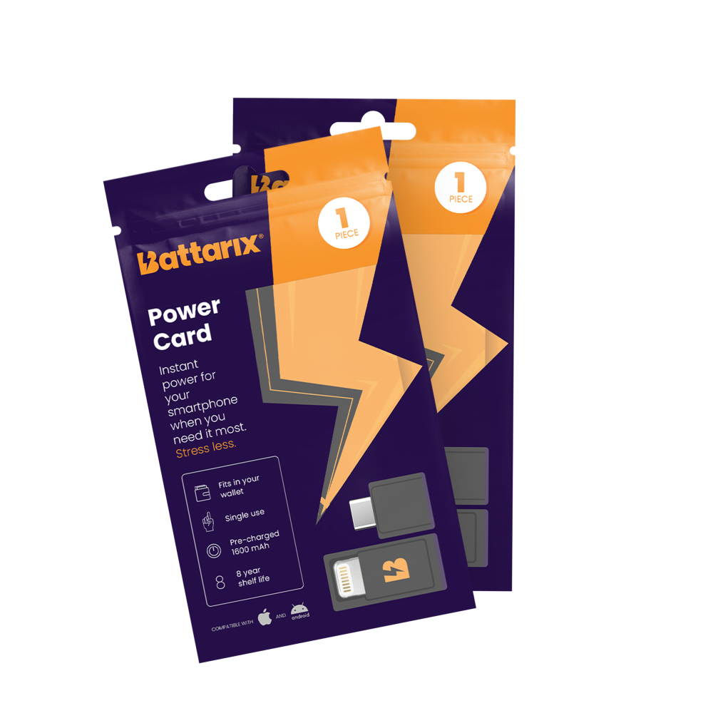 La tarjeta de carga de emergencia mas pequeña del mundo.